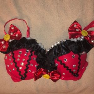 Minnie Mouse rave bra